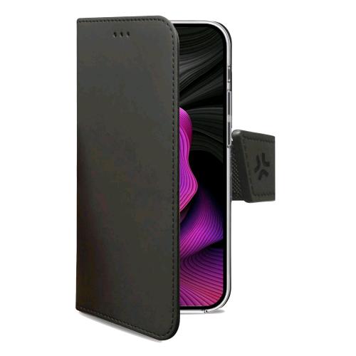 CELLY GOOGLE PIXEL 9/PIXEL 9 PRO WALLY CASE CUSTODIA A PORTAFOGLIO IN SIMILPELLE CON TASCHINE INTERNE NERO