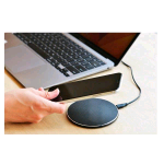 ENERGIZER WIRELESS PLATE CHARGER CARICABATTERIE WIRELESS CARICA RAPIDA Qi 15 W PER ANDROID 7.5 W iPHONE 5 W PER AURICOLARI NERO