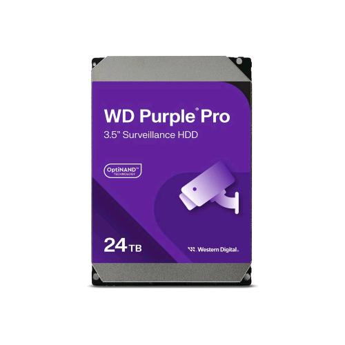 WESTERN DIGITAL PURPLE PRO HDD 24 TB SATA III OPTINAND TECHNOLOGY 7.200 rpm