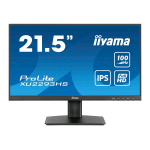 IIYAMA PROLITE XU2293HS-B6 21.5" LED FULL HD IPS 300 CD/mq CONTRASTO 1000:1 1ms 100Hz ALTOPARLANTI HDMI DISPLAYPORT NERO