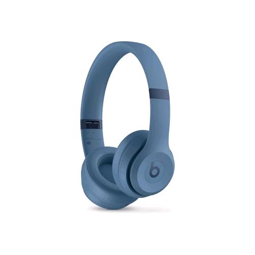 BEATS SOLO 4 CUFFIE CON MICROFONO OVER EAR BLUETOOTH SENZA FILI JACK 3,5 mm USB-C ISOLAMENTO DAL RUMORE BLU ARDESIA