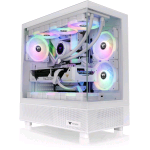 THERMALTAKE VIEW 270 TG ARGB MID TOWER MICRO ATX PANNELLI FRONTALI E LATERALI IN VETRO TEMPERATO SNOW WHITE