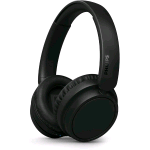PHILIPS TAH5209BK CUFFIE ON-EAR WIRELESS BLUETOOTH LEGGERE CON ISOLAMENTO ACUSTICO PASSIVO 65 ORE DI RIPRODUZIONE SUONO NATURALE CHIAMATE CHIARE BASSI DINAMICI PIEGHEVOLI USB-C NERO