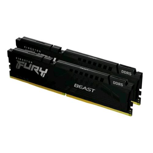 KINGSTON FURY BEAST BLACK XMP KIT MEMORIA RAM 2x8GB TOT 16GB TIPOLOGIA DIMM TECNOLOGIA DDR5 CAS 30