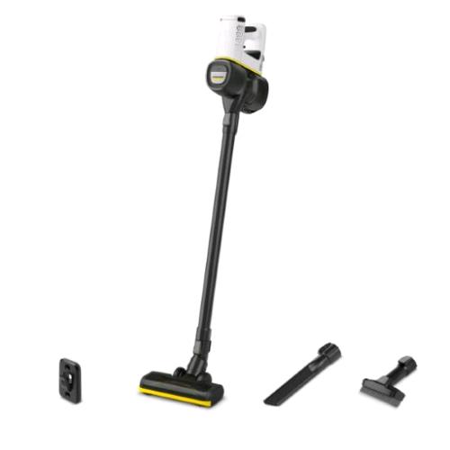KAERCHER VC 4 CORDLESS MYHOME SCOPA ELETTRICA RICARICABILE SENZA FILO SENZA SACCHETTO BOCCHETTA PER PAVIMENTI E FESSURE  SPAZZOLA 2 IN 1 BIANCO 