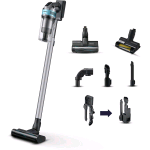 SAMSUNG VS20B75AGR1/WA SCOPA ELETTRICA SENZA FILO SENZA SACCHETTO 200W 60 MINUTI DI AUTONOMIA SISTEMA JET CYCLONE CON ACCESSORI 