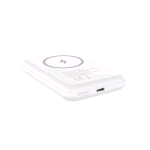 ENERGIZER WIRELESS POWERBANK 5000mAh USB-C LED DI POTENZA + CHARGER PLATE BIANCO