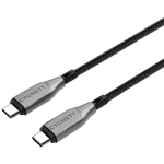 CYGNETT CAVO INTRECCIATO USB-C MASCHIO-MASCHIO 3 MT NERO