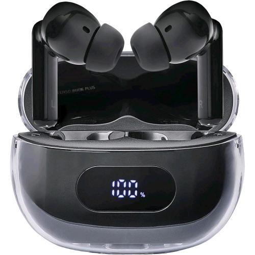INTENSO BUDS PLUS T310AE CUFFIE AURICOLARI STEREO IN-EAR TRUE WIRELESS BLUETOOTH CON CANCELLAZIONE ATTIVA DEL RUMORE ENC CHIAMATE E MUSICA USB-C NERO