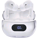 INTENSO BUDS PLUS T312AE CUFFIE AURICOLARI STEREO IN-EAR TRUE WIRELESS BLUETOOTH CON CANCELLAZIONE ATTIVA DEL RUMORE ENC CHIAMATE E MUSICA USB-C BIANCO