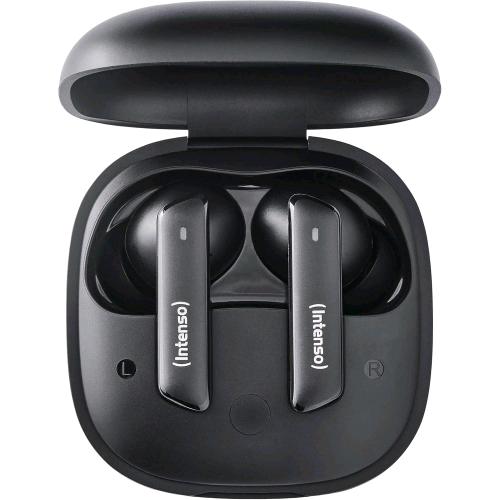 INTENSO BUDS PRO T510HAE CUFFIE AURICOLARI STEREO IN-EAR TRUE WIRELESS BLUETOOTH CON CANCELLAZIONE ATTIVA DEL RUMORE ENC IPX4 CHIAMATE E MUSICA USB-C NERO