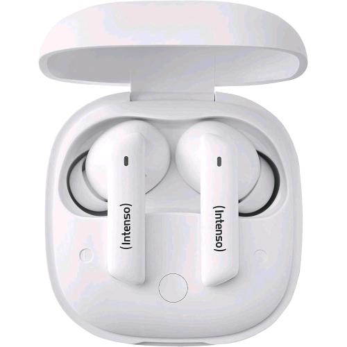 INTENSO BUDS PRO T512HAE CUFFIE AURICOLARI STEREO IN-EAR TRUE WIRELESS BLUETOOTH CON CANCELLAZIONE ATTIVA DEL RUMORE ENC IPX4 CHIAMATE E MUSICA USB-C BIANCO