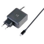 ITEK ITNBAWC65 ALIMENTATORE UNIVERSALE PER NOTEBOOK USB-C GaN 65 W SUPER SLIM NERO
