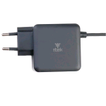 ITEK ITNBAW65 ALIMENTATORE UNIVERSALE PER NOTEBOOK GaN 65 W SUPER SLIM 8 CONNETTORI NERO