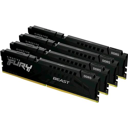 KINGSTON FURY BEAST BLACK XMP 64GB KIT 4 x 16GB DDR5 6000 MT/s CL 40 DIMM