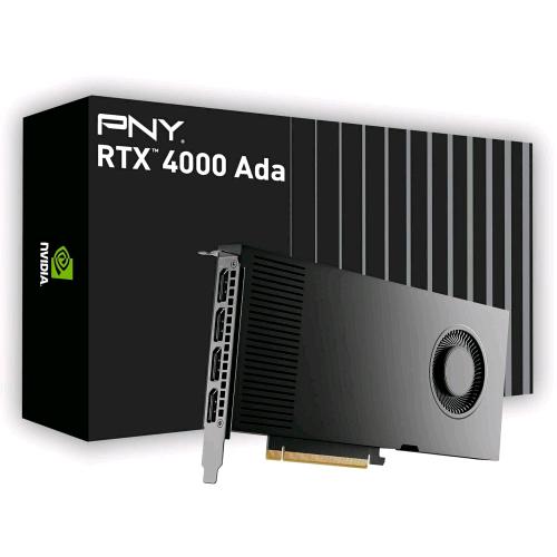 PNY NVIDIA RTX 4000 Ada 20GB GDDR6 PCI Express x16 4.0 4 x DISPLAYPORT RETAIL