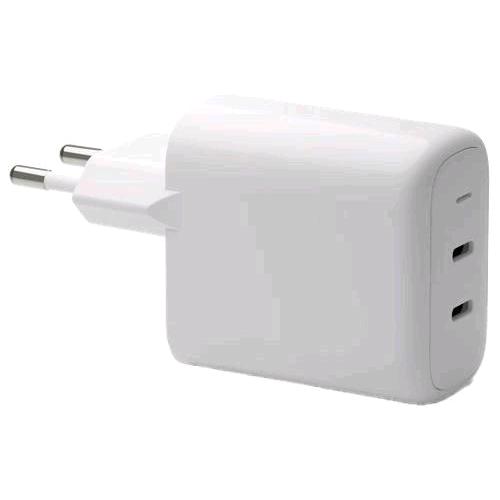 DBRAMANTE 1928 WALL CHARGER CARICABATTERIE DA RETE 2 x USB-C 45 W BIANCO