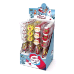 LEBEZ ESPOSITORE MATITE CON TOP GOMMA SOGGETTI CHRISMAS ASSORTITI CONF 24 Pz.