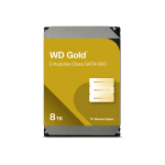 WESTERN DIGITAL GOLD HDD INTERNO 8 TB INTERFACCIA SATA III FORMATO 3.5" 7.200 RPM