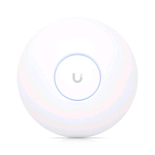 UBIQUITI U7-PRO-MAX ACCESS POINT WIRELESS UNIFI WI-FI 7 TRI-BAND 2.4/5/6GHZ MIMO 2X2 5700 Mbit/s PoE MONTABILE A PARETE O A SOFFITTO BIANCO