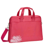 RIVACASE BORSA DONNA PER NOTEBOOK DA 14.1" IN POLIESTERE TASCA INTERNA CON MANIGLIE IMBOTTITE E TRACOLLA ROSA