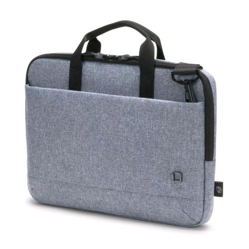 DICOTA ECO SLIM MOTION BORSA PER NOTEBOOK DA 11.6" IN PET TASCA INTERNA A BUSTINA E TASCA FRONTALE CON TRACOLLA BLU DENIM 