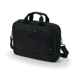 DICOTA ECO TOP TRAVELLER BASE BORSA PER NOTEBOOK DA 17.3" TASCA FRONTALE CINGHIA FISSAGGIO VALIGIA CON TRACOLLA NERO