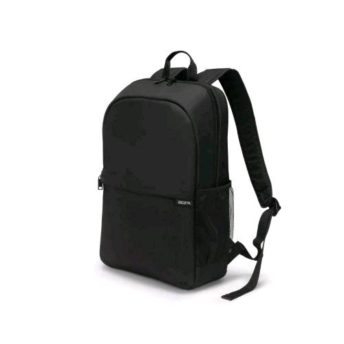 DICOTA ONE ZAINO PER NOTEBOOK DA 17.3" IN PET TASCA FRONTALE E TASCHE LATERALI SPALLACCI IMBOTTITI NERO