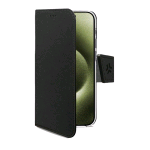 CELLY APPLE iPHONE 16 CUSTODIA A PORTAFOGLIO IN SIMILPELLE BLACK