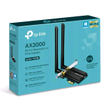 TPLINK ARCHER TX50E ADATTATORE DI RETE PCIe 802.11AC BLUETOOTH 5.0 WI-FI 6 DUAL BAND 2.4/5GHz 2402 Mbit/s