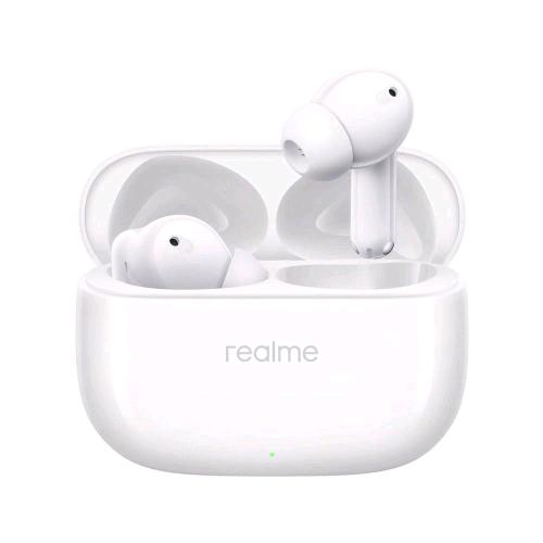 REALME T310 AGILE EAR BUDS WIRELESS AURICOLATI BLUETOOTH EN CANCELLAZIONE DEL RUMORE DYNAMIC BASS AI IP55 BIANCO