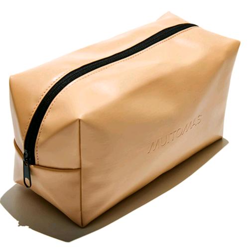 MUITOMAS POCHETTE IN TESSUTO 25X13X10 CM CHIUSURA CON CERNIERA ROSA