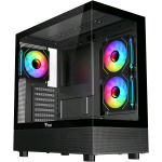 ITEK SHOWBUI 42B CASE GAMING TOWER ATX 3 x 12cm ARGB FAN 2 x USB-C 3.0 PANNELLO FRONTALE E LATERALE IN VETRO TEMPERATO SENZA CUCITURE NERO