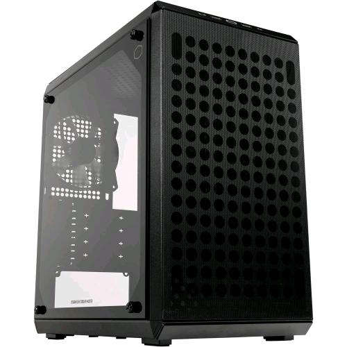 COOLER MASTER MASTERBOX Q300L V2 CASE MINI-TOWER MATX 1 VENTOLA POSTERIORE 100mm PANNELLO LATERALE IN VETRO TEMPERATO