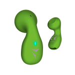 TECHMADE TM-724-DGR AURICOLARE EARBUDS BLUETOOTH 5.3 SINGOLO RICARICA USB-C GREEN