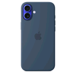 APPLE iPHONE 16 PLUS SILICONE CASE MagSafe DENIM