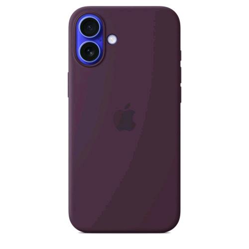 APPLE iPHONE 16 PLUS SILICONE CASE MagSafe PRUGNA