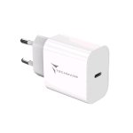 TECHMADE TM-381B CARICABATTERIA DA RETE 20 W 1 PORTA USB-C BIANCO