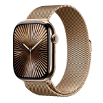 APPLE WATCH SERIES 10 GPS + CELLULAR 4G 46mm CASSA IN TITIANIO ORO CINTURINO LOOP MILANESE ORO - M/L