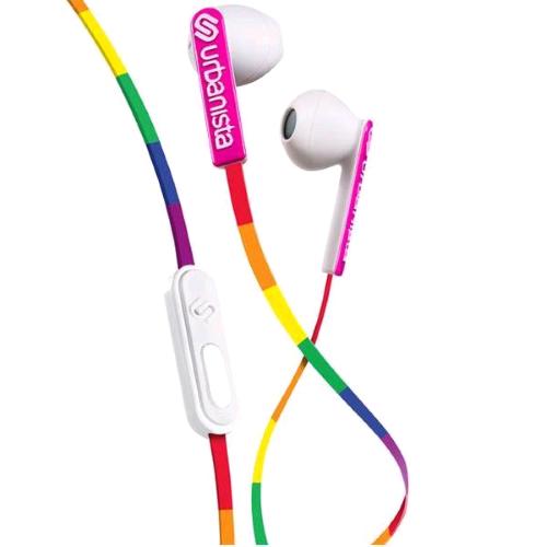URBANISTA SAN FRANCISCO AURICOLARI IN-EAR MULTICOLOR CON FILO USB-C CONTROLLO CHIAMATE E VOLUME/MUSICA RAINBOW