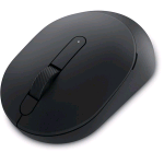 DELL MS355 SILENT MOUSE MOUSE OTTICO WIRELESS BLUETOOTH + RF 3 PULSANTI 1020 DPI REGOLABILI ULTRASILENZIOSO NERO