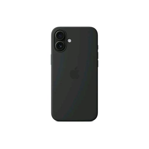 APPLE iPHONE 16 PLUS SILICONE CASE COVER MagSafe IN SILICONE NERO