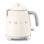 SMEG KLF05CREU BOLLITORE ELETTRICO 1400W CAPACITA' 0.8 LT FILTRO IN ACCIAIO AUTOSPEGNIMENTO PANNA