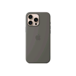 APPLE iPHONE 16 PRO MAX SILICONE CASE COVER MagSafe IN SILICONE STONE GREY