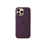 APPLE iPHONE 16 PRO MAX SILICONE CASE COVER MagSafe IN SILICONE PRUGNA