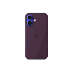 APPLE iPHONE 16 SILICONE CASE COVER MagSafe IN SILICONE PRUGNA
