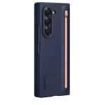 SAMSUNG GALAXY Z FOLD6 S PEN CASE CUSTODIA CON S PEN INTEGRATA DESIGN SOTTILE NAVY BLU