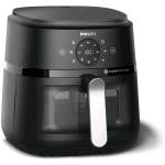 PHILIPS NA231/00 FRIGGITRICE AD ARIA 1700W CAPACITA' 6.2 LT ITRI 13 METODI DI COTTURA CONTROLLO TOUCH CON FINESTRA NERO