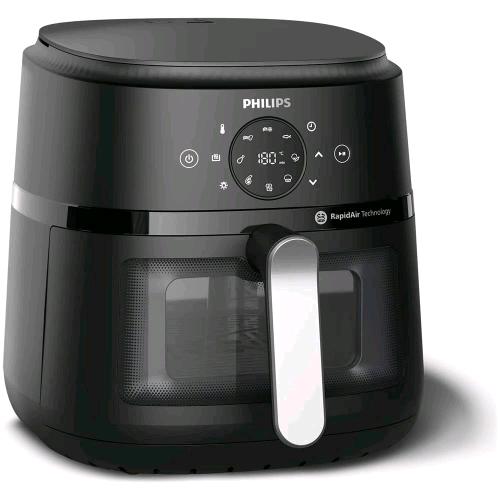 PHILIPS NA231/00 FRIGGITRICE AD ARIA 1700W CAPACITA' 6.2 LT ITRI 13 METODI DI COTTURA CONTROLLO TOUCH CON FINESTRA NERO