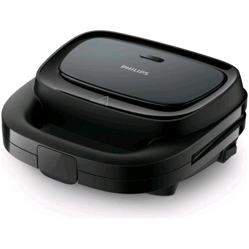 PHILIPS HD2330/90 PIASTRA TOSTAPANE E SANDWICH 750W PIASTRE ANTIADERENTI NERO